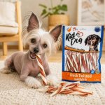 KidDog kachní sendvič s treskou kroucený 250 g – Zbozi.Blesk.cz