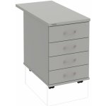 Hobis K 34 C P 80 4 zásuvky podél 80 cm šedá – Hledejceny.cz