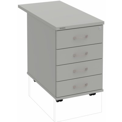 Hobis K 34 C P 80 4 zásuvky podél 80 cm šedá – Hledejceny.cz