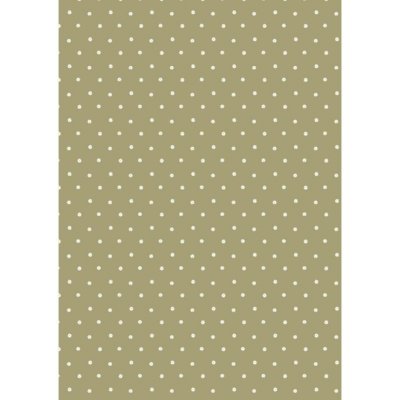 Ib Laursen Balicí papír Daisies Green – 5 m, zelená barva, papír – Zboží Živě