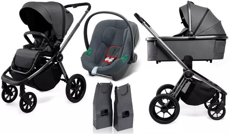 Muuvo Quick SE Kombinovaný + Cybex Aton B2 i-Size 0-13kg + Adaptéry 2022 Diamond Graphite