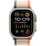 Apple Watch Ultra 2 49mm titanové pouzdro s oranžovo-béžovým trailovým tahem S/M MRF13CS/A – Zboží Mobilmania