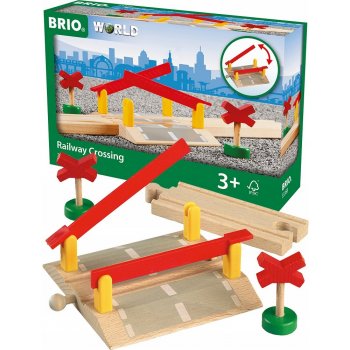 Brio World 33388 Železniční přejezd se závorami