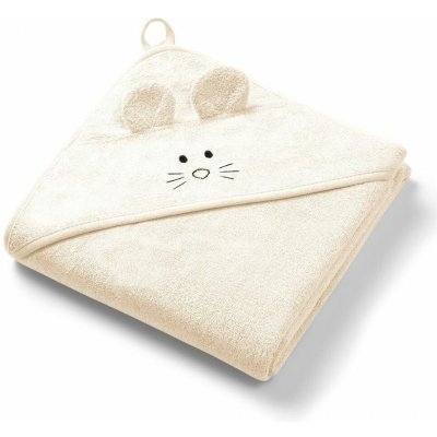 BabyOno Bambusová osuška s kapucí 100 x 100 cm KRÉMOVÁ – Zboží Dáma