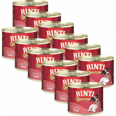 Rinti GOLD hovězí 12 x 185 g – Zboží Mobilmania