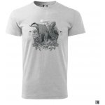 Triko myslivecké Bad Badger Jezevec světle šedé – Hledejceny.cz