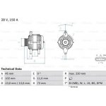 BOSCH generátor 0986084470