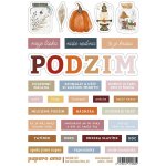 PAPERO AMO ♥ Samolepky - PODZIMNÍ SVĚT / Podzim – Zboží Živě