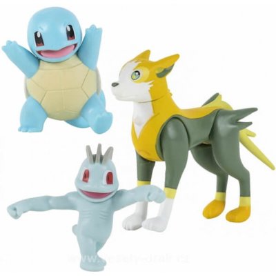 Boti Pokémon akční Squirtle Boltund a Machop 5