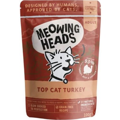 Meowing Heads Top Cat Turkey GRAIN FREE 100 g