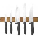 Berlingerhaus Sada nožů s magnetickým držákem z akátového dřeva 6 ks Antracit Collection – Zboží Dáma