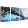 Obraz Impresi Obraz Osvícený most - 150 x 70 cm (3 dílný)