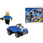 ICOM Blocki Policie policejní čtyřkolka a figurka 45 ks – Zboží Dáma