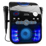 Fenton SBS20B Karaoke systém s přehrávačem CD bluetooth a mikrofony černá barva – Sleviste.cz