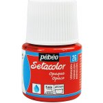 Pebeo Setacolor Opaque č.26 červená rumělka 45 ml – Hledejceny.cz
