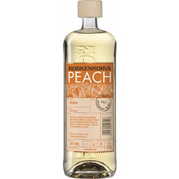 Koskenkorva Peach 21% 1 l (holá láhev)