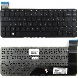 Náhradní klávesnice pro notebook klávesnice HP Stream 13-C HP Slatebook 14-P 14-Z černá UK no frame