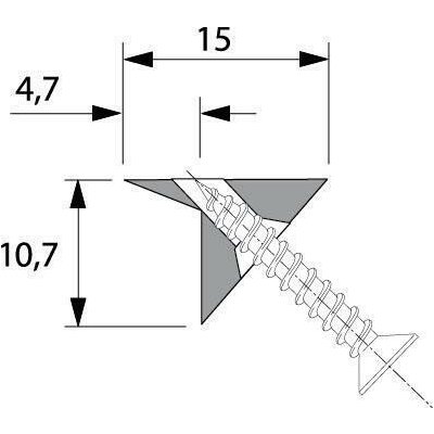 Hettich 79438 Stabilizátor bílý plast – Sleviste.cz