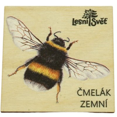 Lesní svět Magnet malý Čmelák – Zboží Mobilmania