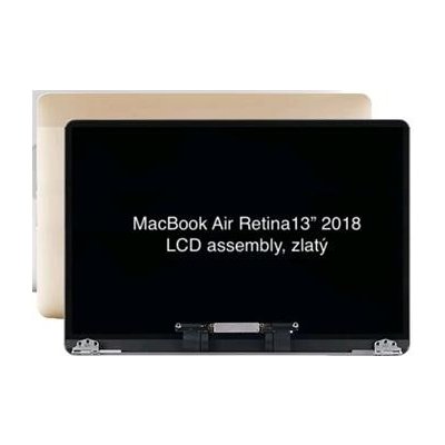 Apple MacBook Air 13" Retina A1932 2018 LCD displej pro MacBook Air 2018 nový zlatý – Zboží Mobilmania