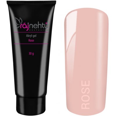 Ráj nehtů Akrylgel v tubě Rose 30 g – Hledejceny.cz