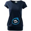 Těhotenské a kojící tričko Bezvatriko tričko Baby Inside modrá
