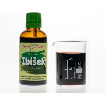 Bylinné kapky Pavlovy kapky Ibišek tinktura 50 ml – Hledejceny.cz