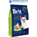 Krmivo pro kočky Brit Premium by Nature Cat Sterilized Salmon 0,3 kg