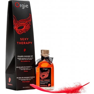 Orgie Kissable Therapy Set STRAWBERRY 100 ml – Zboží Mobilmania