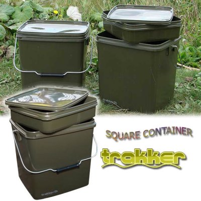 Trakker Olive Square Container 13l – Zboží Mobilmania