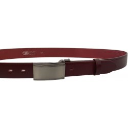 Penny Belts pánský kožený opasek 35-020-4PS-95 bordo