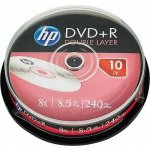 1/2 HP DVD+R 8,5GB 8x, cakebox, 10ks (DRE00060-3) – Hledejceny.cz