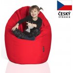 CrazyShop sedací vak Hruška standard červená – Sleviste.cz