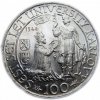 Mincovna Kremnica Stříbrná mince 100 Kč 1948 600. výročí založení Karlovy univerzity 14 g