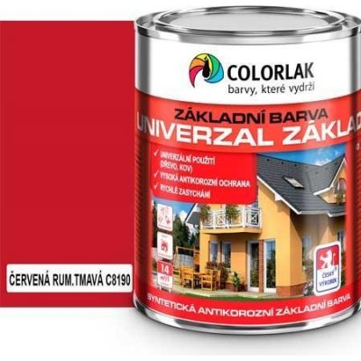 Colorlak Univerzal 9 l červená rumělková – Sleviste.cz