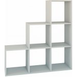 Topeshop STEP BIEL 3X3 knihovna do obývacího pokoje – Zboží Dáma