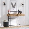 Příborník do zásuvky Hanah Home Sideboard Esta Oak Black