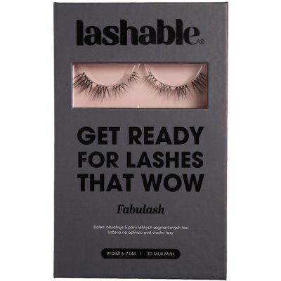 Lashable umělé nalepovací řasy Fabulash 14mm 5 párů – Zboží Dáma
