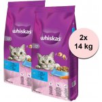 Whiskas Adult tuňák 2 x 14 kg – Zboží Mobilmania