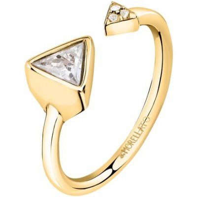 Morellato pozlacený otevřený prsten Trilliant SAWY07
