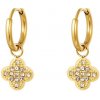 Náušnice Ornamenti pozlacené náušnice Clover small gold OOR300106