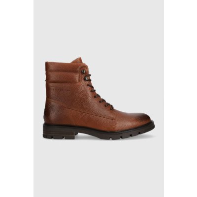 Tommy Hilfiger Warm padded LTH Boot pánské hnědá FM0FM04802 – Zboží Mobilmania