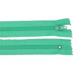 Zip plastový spirálový nedělitelný 4mm délka 50 cm barva 51 tyrkysová – Zboží Mobilmania