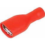 Objímka plochá izolovaná 4,8 mm červená, 100ks (4000405) – Sleviste.cz