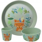 Koziol dětská jídelní sada Connect Harry organic organic hrnek talíř miska – Sleviste.cz