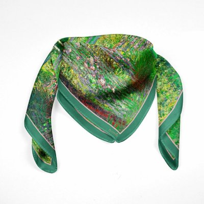 Hedvábný šátek Japanese Bridge Claude Monet – Zboží Mobilmania