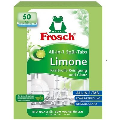 Frosch EKO Tablety do myčky vše v 1 Citron 50 tablet – Zboží Dáma
