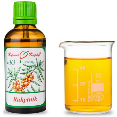 Bylinné kapky Rakytník BIO tinktura extrakt 50 ml – Hledejceny.cz