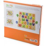 Viga dřevěná vkládačka čísla a tvary – Sleviste.cz