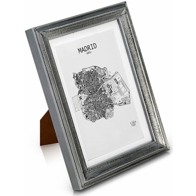 Casa Chic Lancaster, rám na obrázky, obdélníkový, fotky 17 x 12 cm, pasparta, dřevo (ANTIC-5x7-SLV) – Zboží Mobilmania